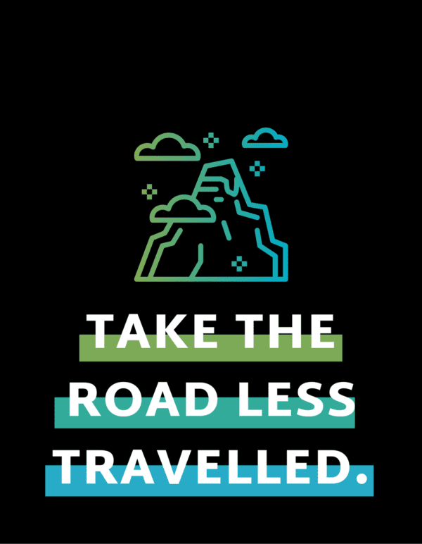 Unisex Classic T-Shirt || Take the Road Less Travel