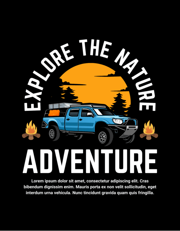 Unisex Classic T-Shirt || Explore The Adventure