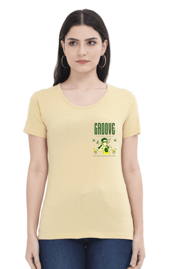 Female Round Neck Half Sleeve Classic ||  Groove