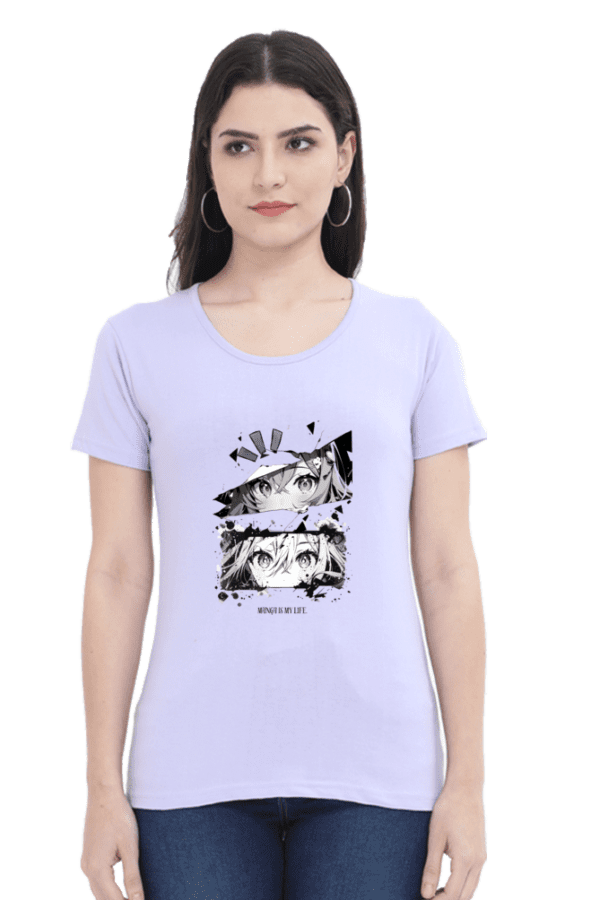 Female Round Neck Half Sleeve Classic || Girls