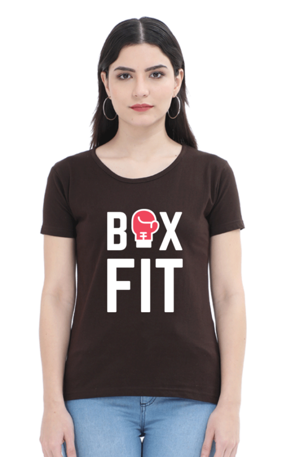 Female Round Neck Half Sleeve Classic || Box Fit
