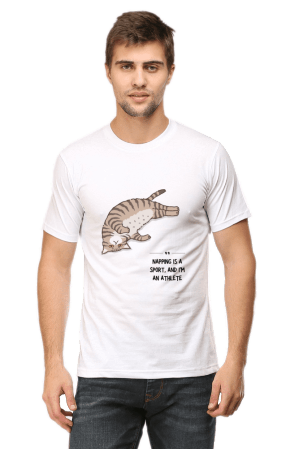 Unisex Crew T-shirt || Napping is a Sport, I am an Athlete