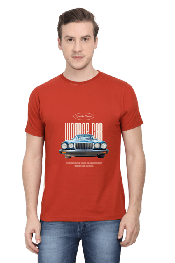 Unisex Crew T-shirt || Vintage Car