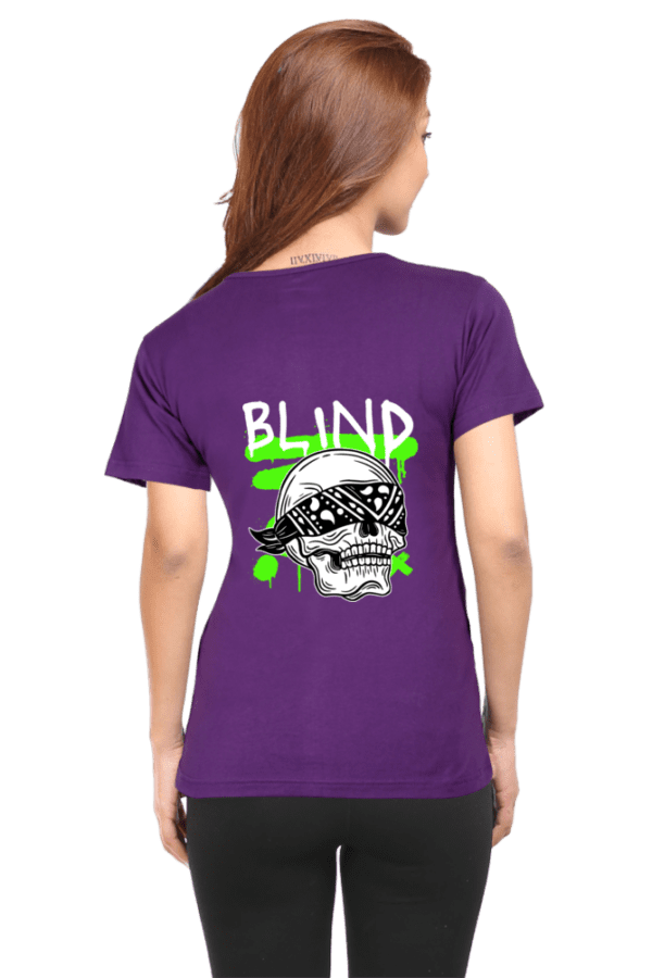 Female Round Neck Half Sleeve Classic || Blind