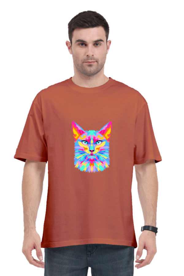 Unisex Oversized Classic T-Shirt || Cat