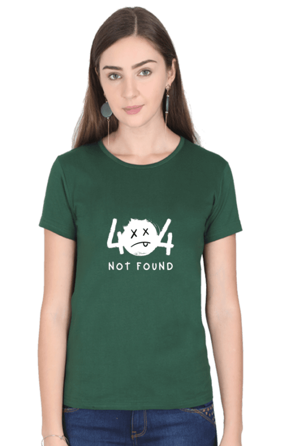 Female Round Neck Half Sleeve Classic || 404 not Found