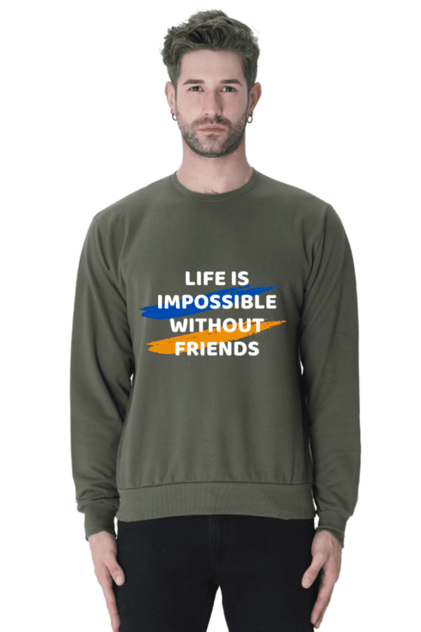 Unisex Sweatshirt || Life is Imposible
