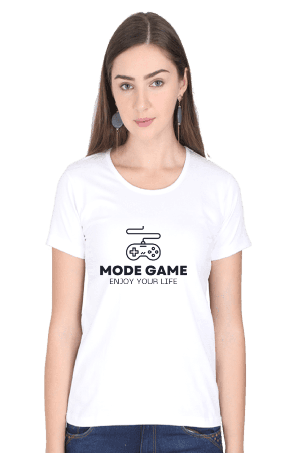 Female Round Neck Half Sleeve Classic || Mode Game