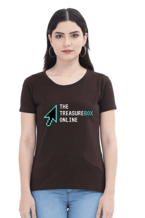 Female Round Neck Half Sleeve Classic || The Treasure Box