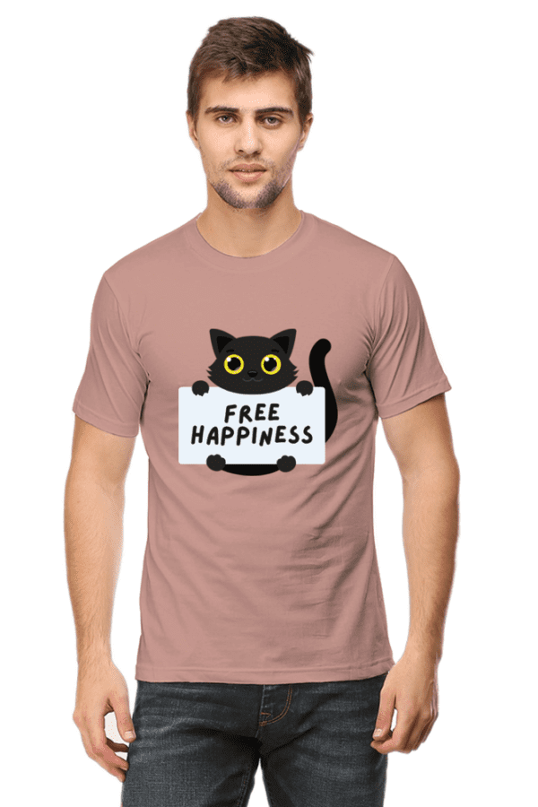 Unisex Crew T-shirt || Free Happiness
