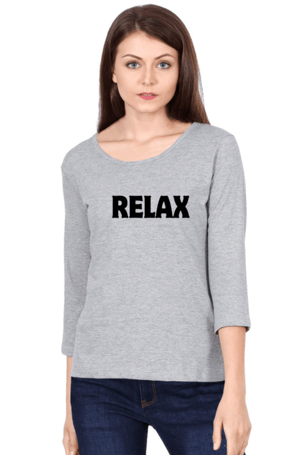 Female Full Sleeve T-Shirt || Relax