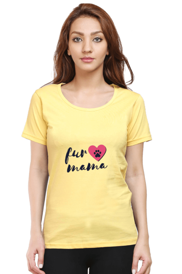 Female Round Neck Half Sleeve Classic || Fur Mama