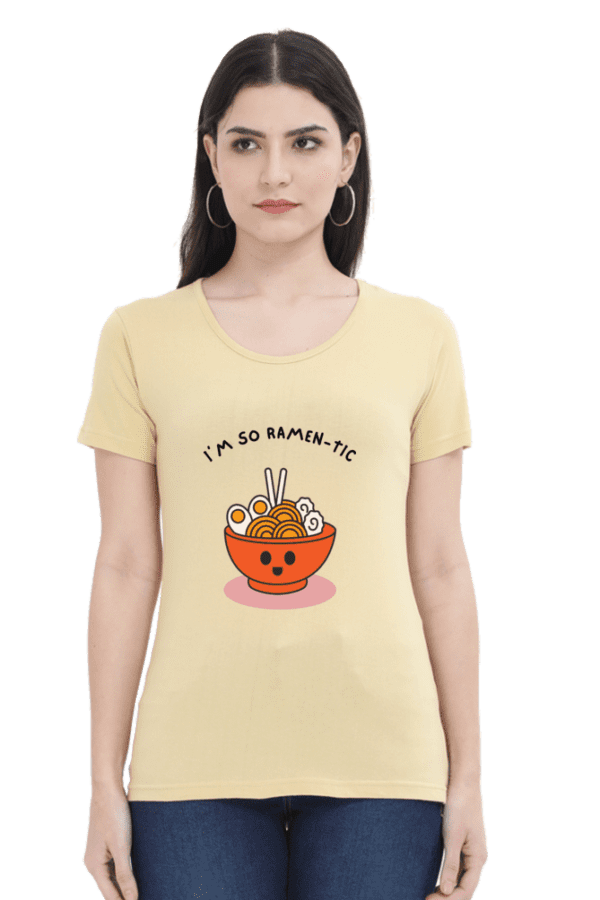 Female Round Neck Half Sleeve Classic || I am so Ramentic