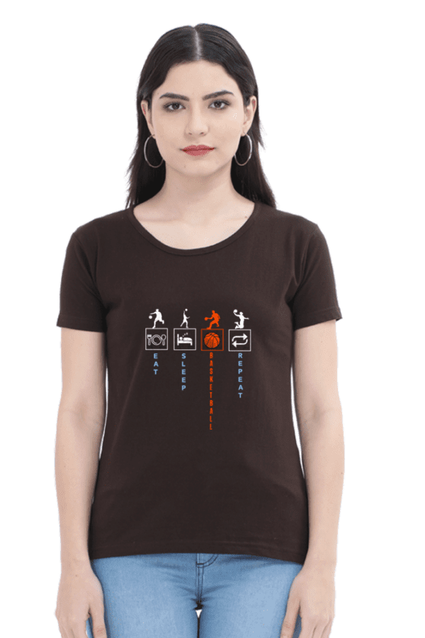 Female Round Neck Half Sleeve Classic || Game