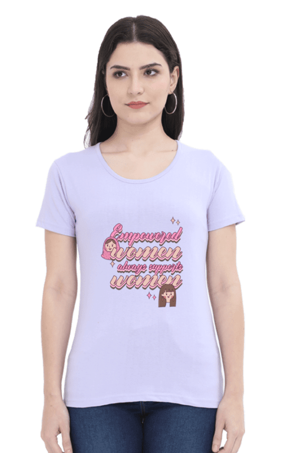 Female Round Neck Half Sleeve Classic || Empower