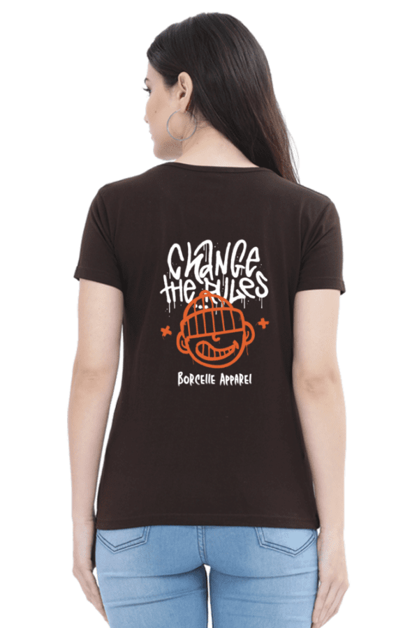 Female Round Neck Half Sleeve Classic || Change the Rules