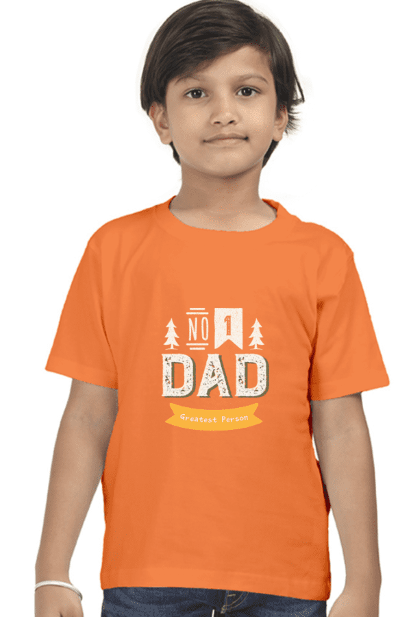 Boy Classic Crew T-Shirt || No 1 Dad