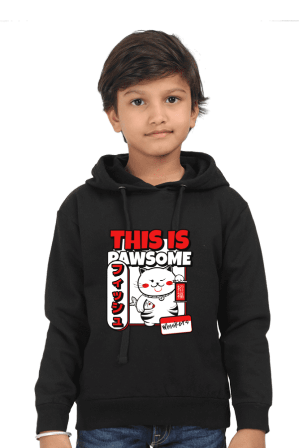 Kids Unisex Hoodie || This is Pawsome