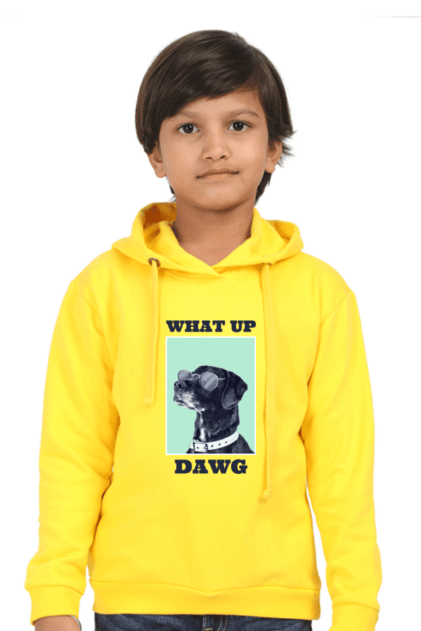 Kids Unisex Hoodie || What up Dawg