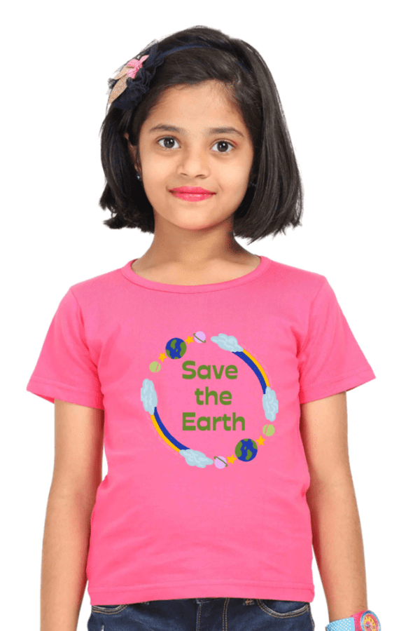 Girl Classic Crew T-Shirt || Save the Earth