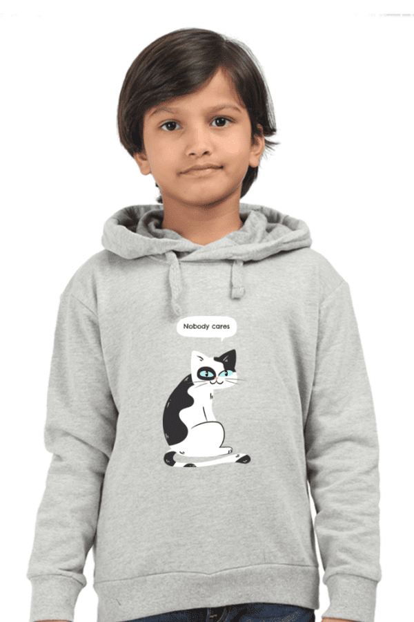 Kids Unisex Hoodie || Nobody Cares