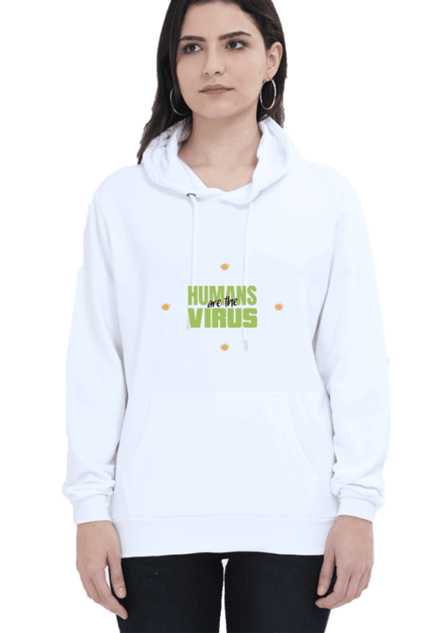 Unisex Hoodie || Human are Virus