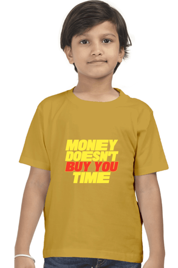 Boy Classic Crew T-Shirt || Money doesn't buy you Time