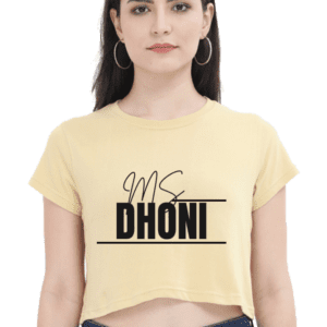 Female Crop Top || MS Dhoni