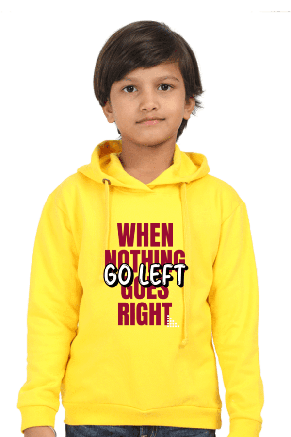 Kids Unisex Hoodie || Go Left