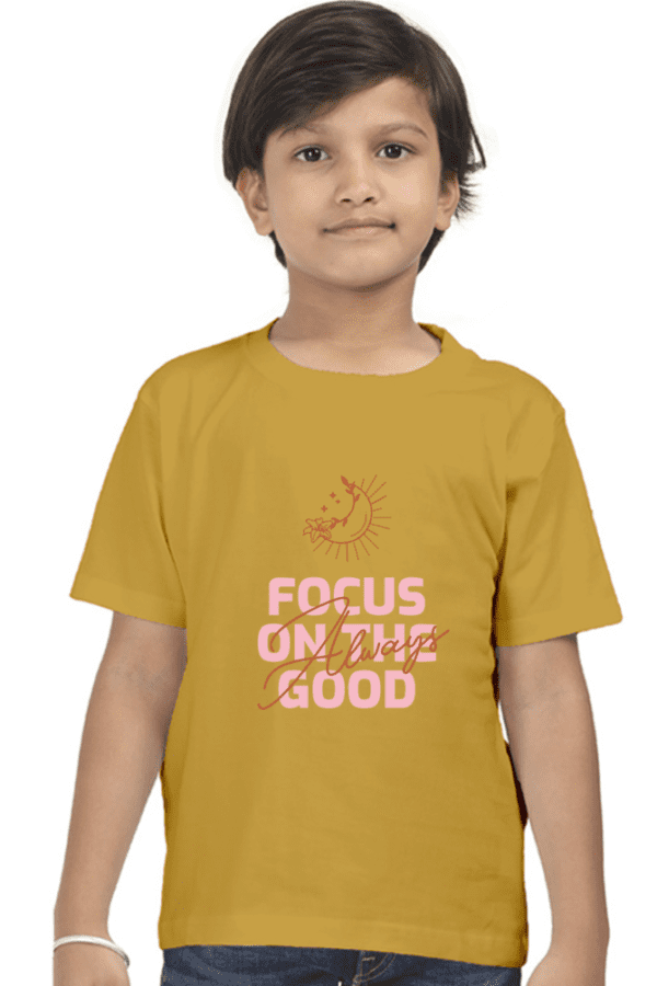 Boy Classic Crew T-Shirt || Focus on the GOOD Always