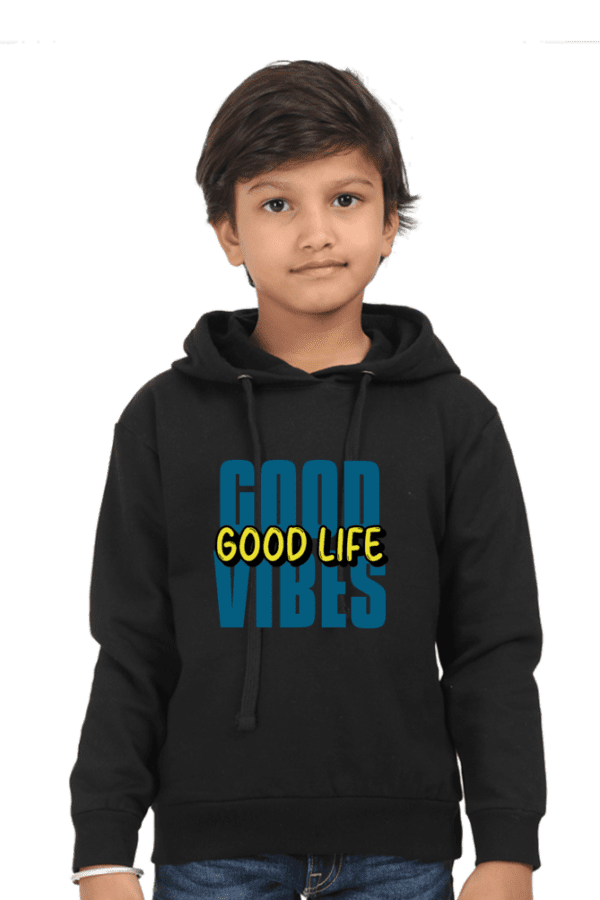 Kids Unisex Hoodie || Good Vibes