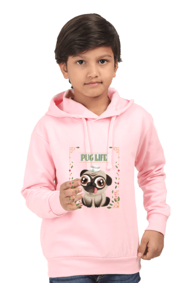Kids Unisex Hoodie || Pug life