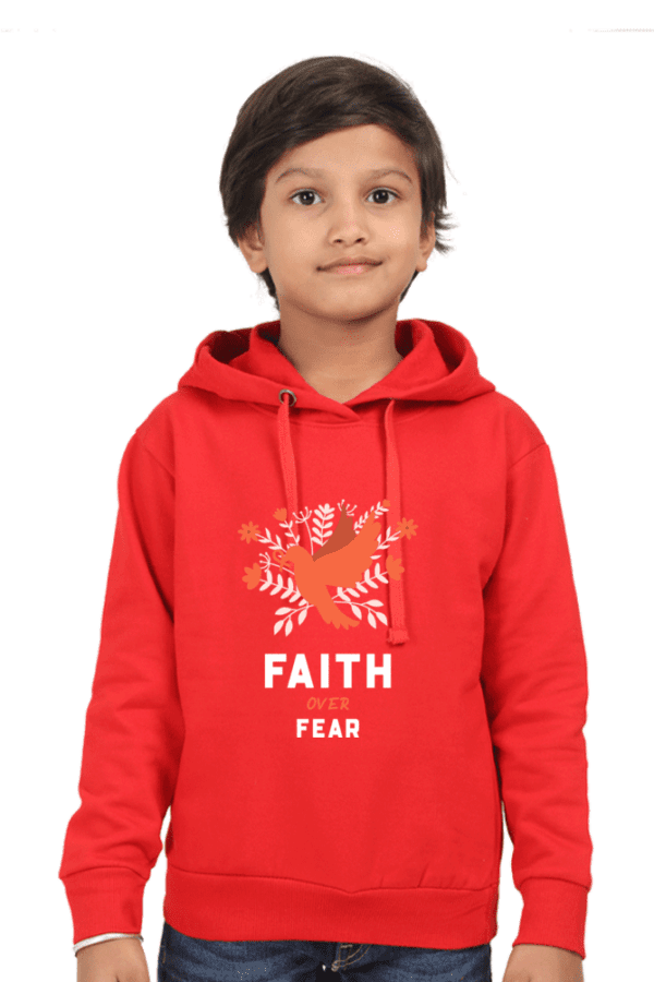Kids Unisex Hoodie || Faith Over