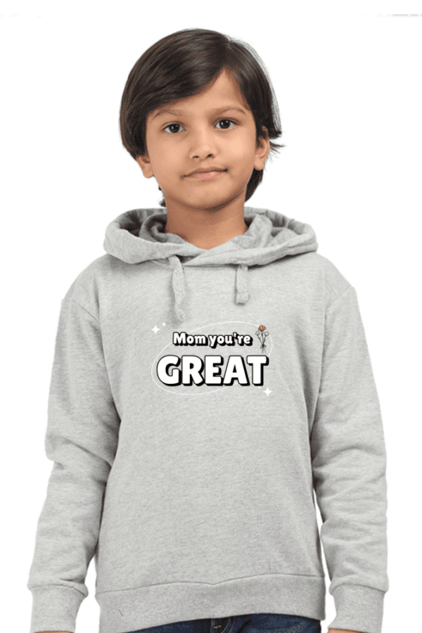 Kids Unisex Hoodie || Mom Great