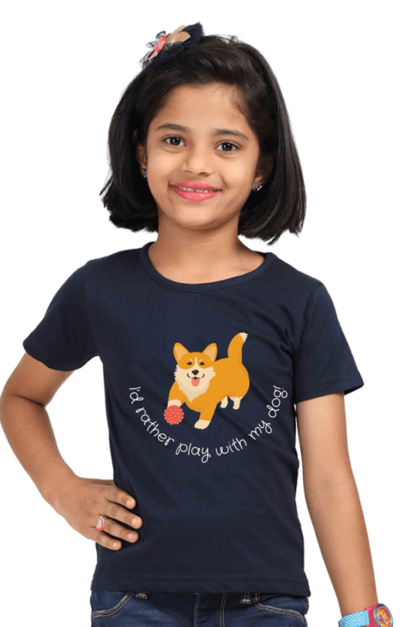 Girl Classic Crew T-Shirt || Play with my Dog