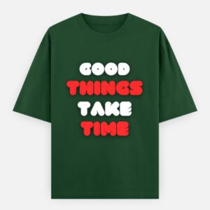 Unisex Oversized Classic Puff Print T-Shirt